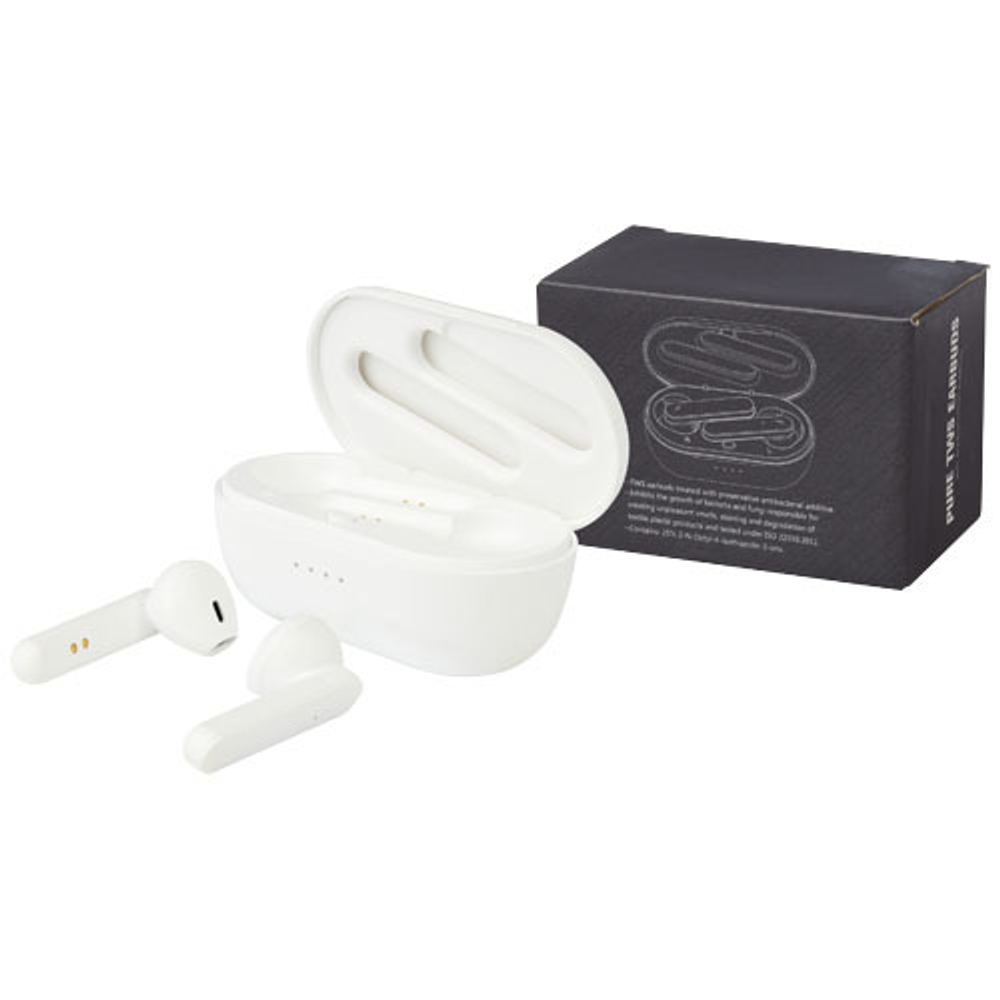 Pure TWS earbuds with antibacterial additive