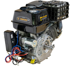 Двигатель Dinking DK196FE-S 19 л.с., зимний, электростартер, катушка, датчик масла ДВИ106