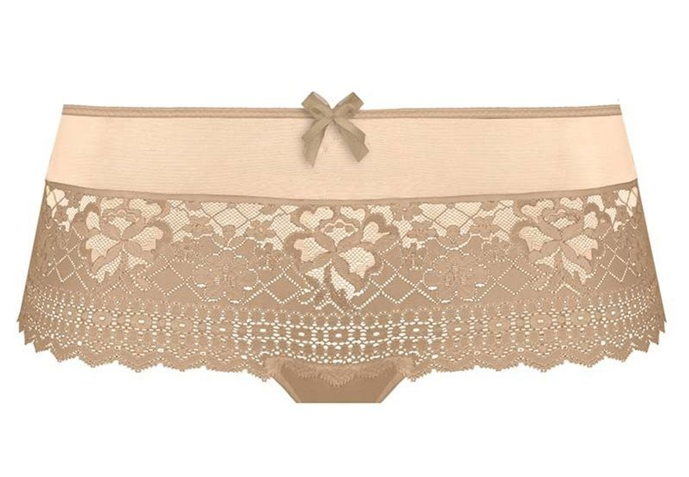 Трусы-шорты Melody из эластичного кружева (Размер: 48) (Цвет: золотистый)