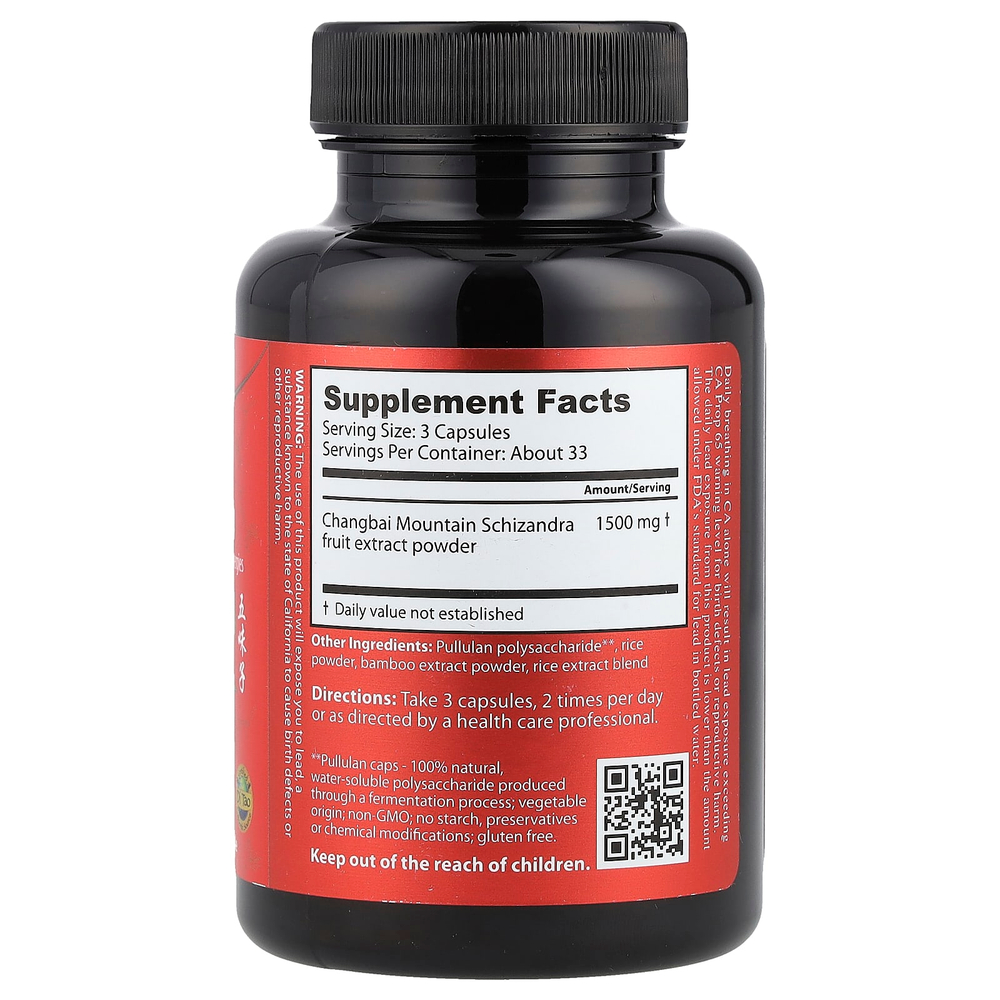 Dragon Herbs, Лимонник, 500 мг, 100 капсул