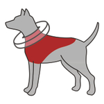 Защитный воротник для собак Trixie Protective Collar XS, синий
