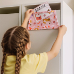 Набор для детского сада: кармашек, коврик, мешок. Котики принт