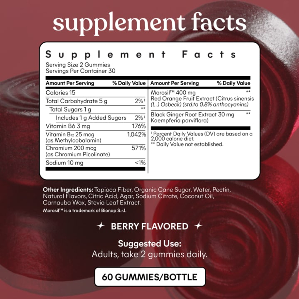 Lemme, Burn Gummies, с ягодным вкусом, 60 жевательных таблеток