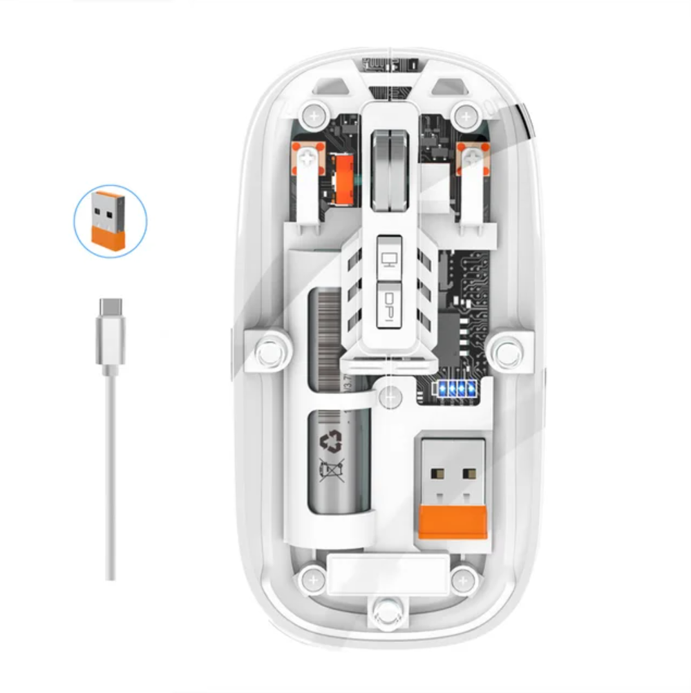 Беспроводная мышь Skillet silent White