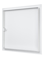 Люк ревизионный ЛТМ фланец 450х450 ручка магнит 510х510 окраш.сталь EVECS