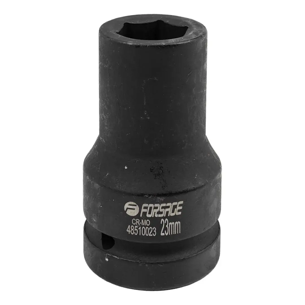 Головка ударная глубокая 1'', 23мм (6гр.) Forsage F-48510023