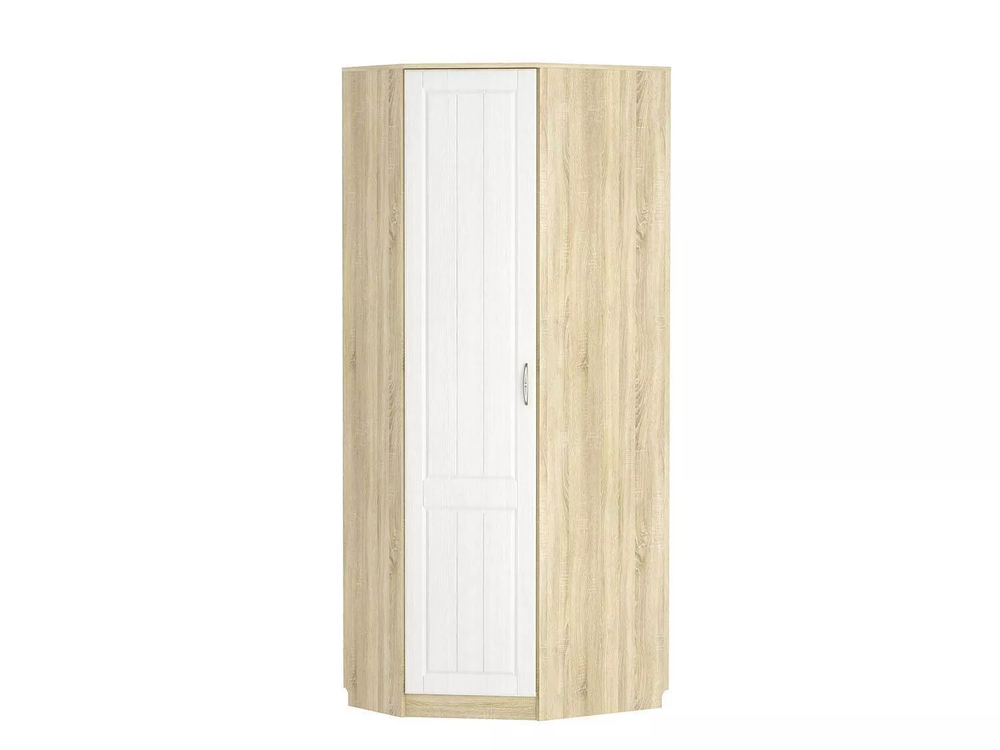 НМ 014.11 ЛВ Шкаф угловой Оливия Дуб Сонома/белое дерево