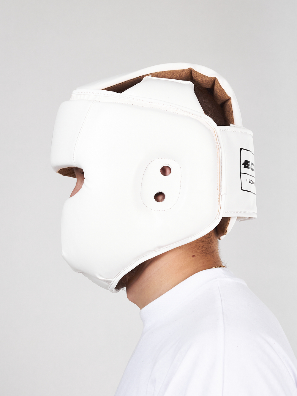 Шлем BoyBo для карате, BH100 белый