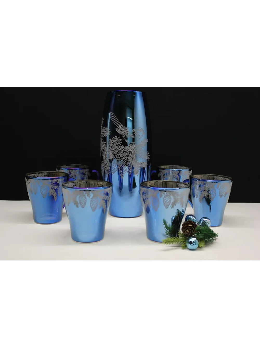 Ваза для цветов "Лазурит Шишки "