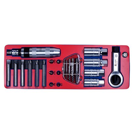 Цена на МАСТАК (5-19424) Набор демонтажный с ударной отверткой, ложемент, 24 предмета