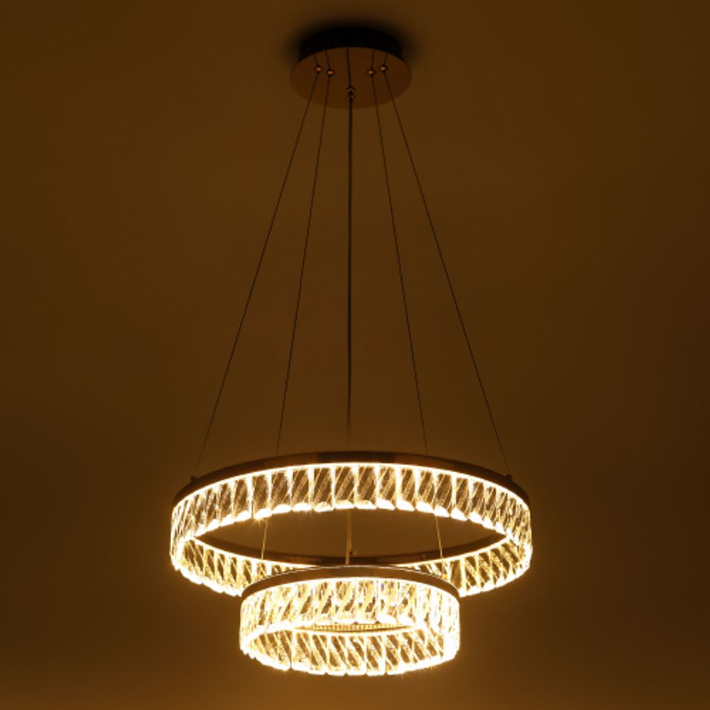 Люстра Rivoli Erika 6131-105 светодиодная LED 68 Вт 3000 K дизайн