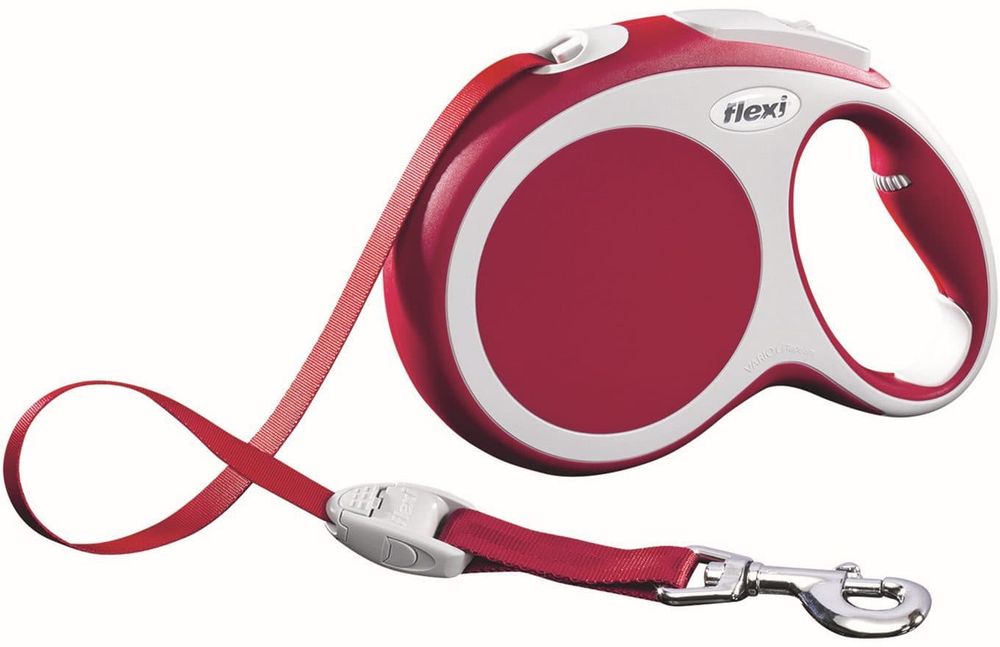 FLEXI рулетка Vario Compact L (до 50 кг) лента 8 м красная