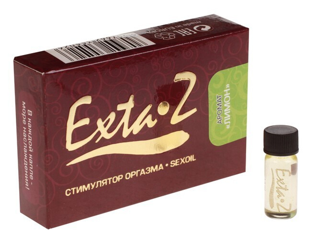Масло Стимулятор оргазма "Exta-Z" 1,5 мл (лимон) (Цвет: прозрачный)