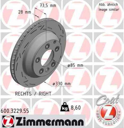 ZIMMERMANN - 600322955-ZIM - Brake Disc