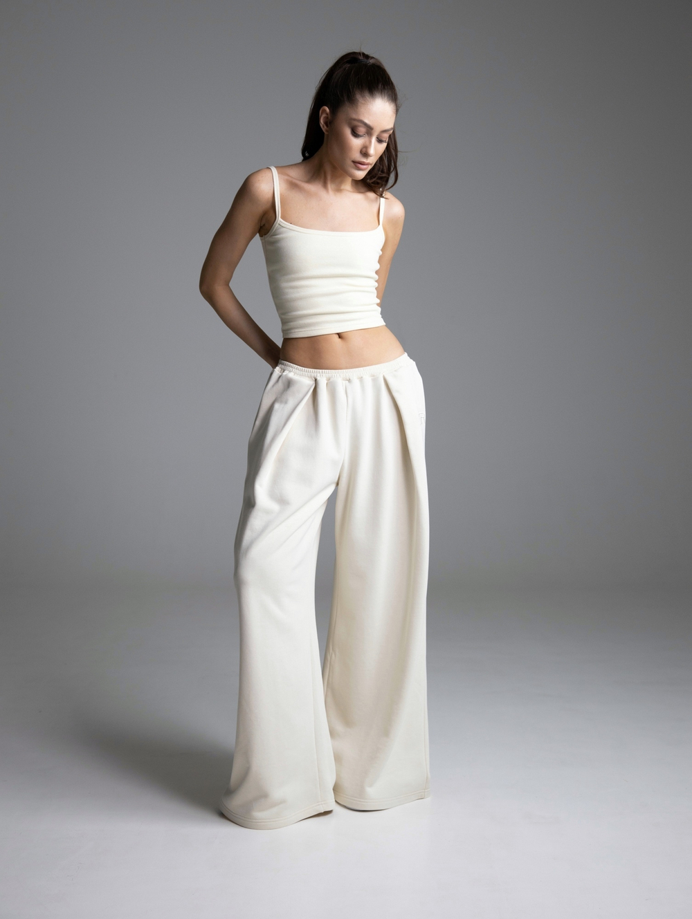 Брюки широкие "ЯR 24' тофу