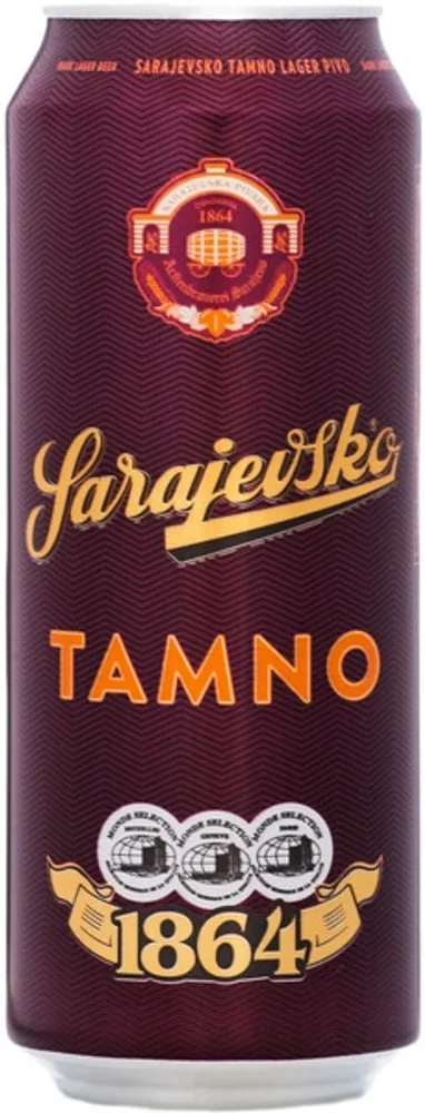 Пиво Сараевское Темное / Sarajevsko Tamno 0.5 - банка