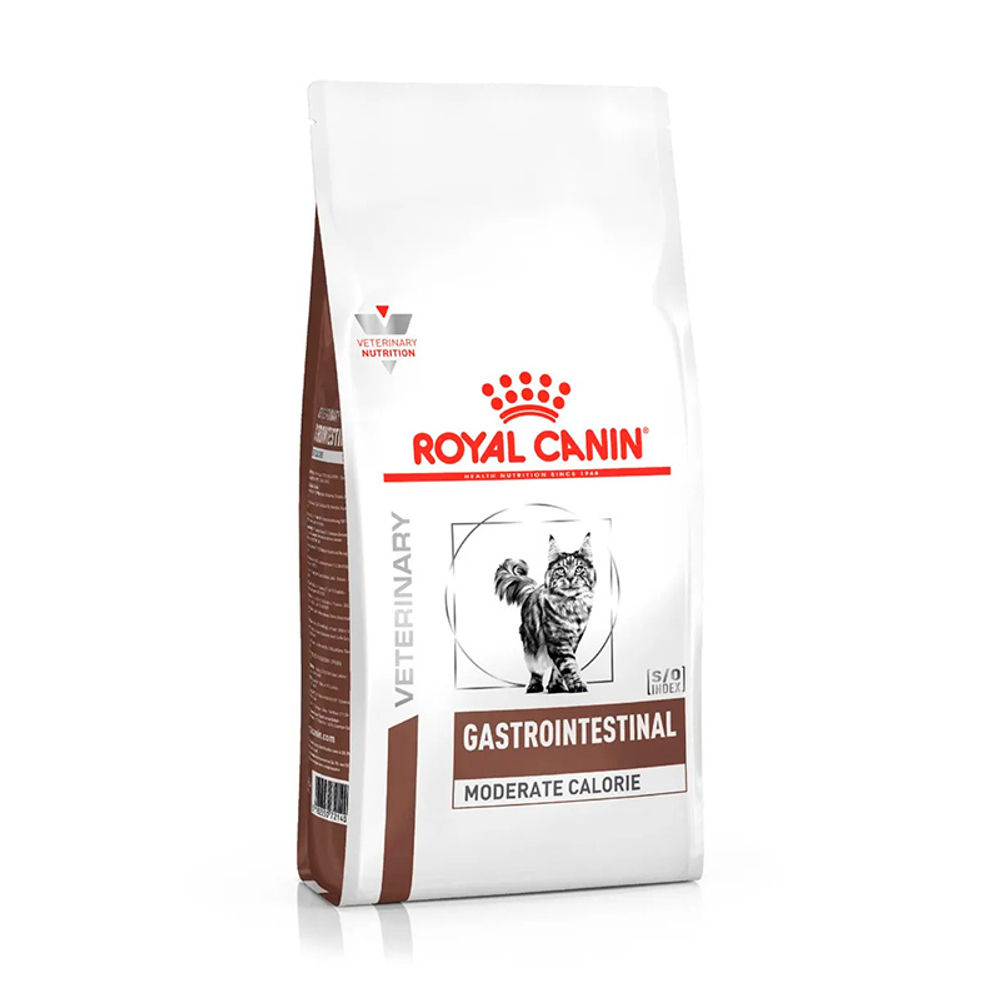 Сухой корм Royal Canin Gastrointestinal Moderate Calorie при нарушениях пищеварения для кошек 400