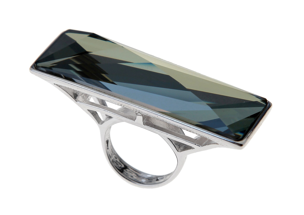 "Ля Конга" кольцо в родиевом покрытии из коллекции "Cocktail" от Jenavi