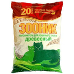 Древесный наполнитель Зооник для кошачьих туалетов 20 л