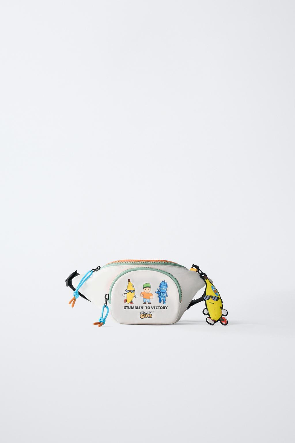 ZARA ПОЯСНАЯ СУМКА STUMBLE GUYS™ ©SCOPELY, ЭКРЮ