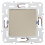 SKANDY Выключатель 1-клавишный перекрестный 10А SK-V03Sa песочный IEK