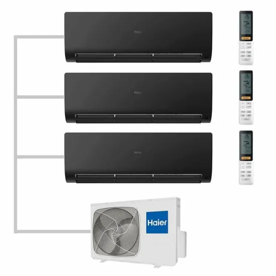 Мульти сплит-системы на 3 комнаты серия 3U55S2SL5FA / AS25S2SF2FA-B*3