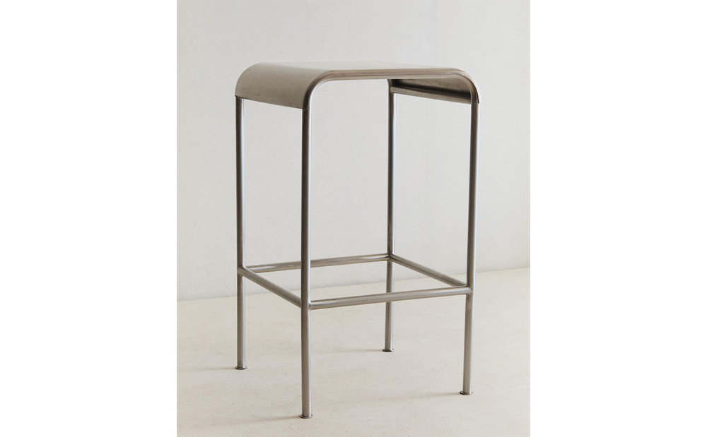 Zara Home Ваза из нержавеющей стали, цвет серый, 10 см