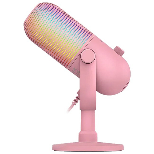 Микрофон игровой для компьютера Razer Seiren V3 Chroma, RGB, Quartz (RZ19-05060300-R3M1)