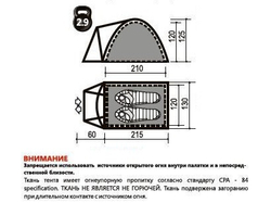 Палатка INDIANA VENTURA 2