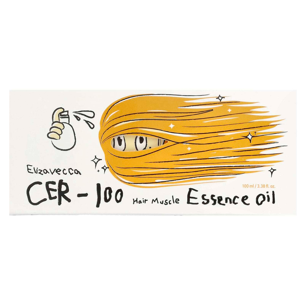 Elizavecca, CER-100 масло для мышц волос, 100 мл (3,38 жидк. унц.)