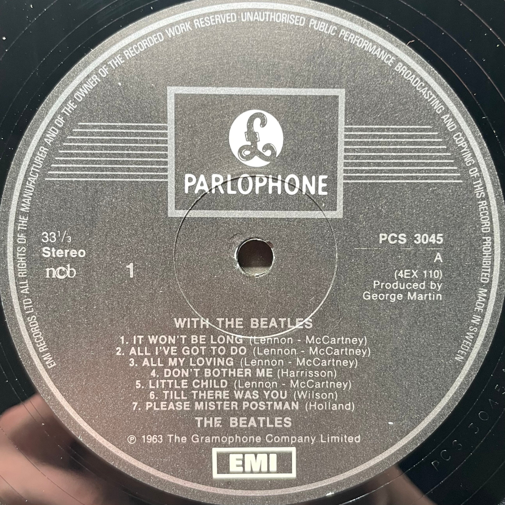 The Beatles ‎– With The Beatles (Швеция 1978г.)