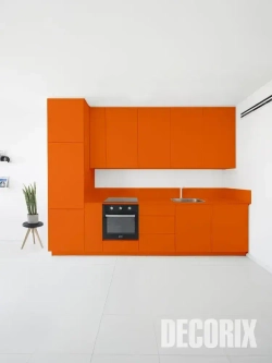 Краска оранжевая в баллончике глянцевая акриловая DECORIX - "Апельсиновая" эмаль аэрозольная для любых поверхностей 520 мл