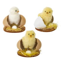 GAEM Фигурка декоративная "Цыпленок" (блок 6шт), L9 W8 H9 см, 3в.