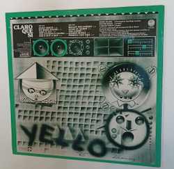 Винтажная виниловая пластинка LP Yello Claro Que Si (Germany 1981)