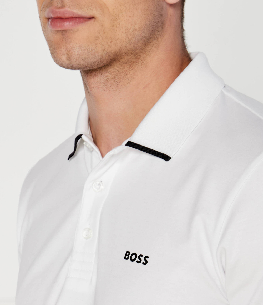 Поло BOSS GREEN - белый(50519720)