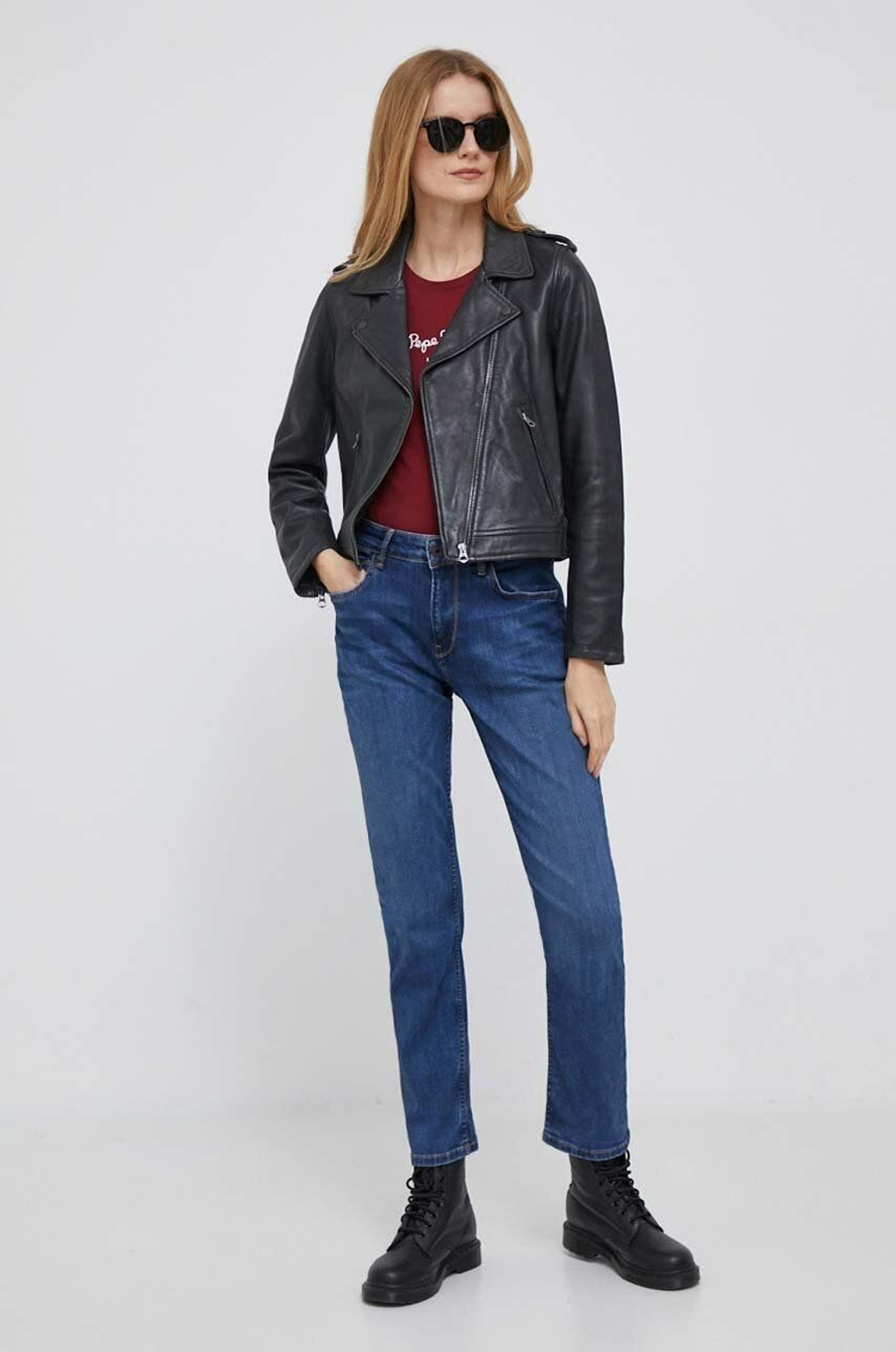 Джинсы женские PEPE JEANS MARY REGULAR FIT HIGH-RISE JEANS