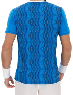 Мужская теннисная футболка Lotto Tech IV D3 - небесный
