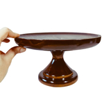 Деревянная тортница, подставка для копкейков и тортов из сибирского кедра 250мм. TR3