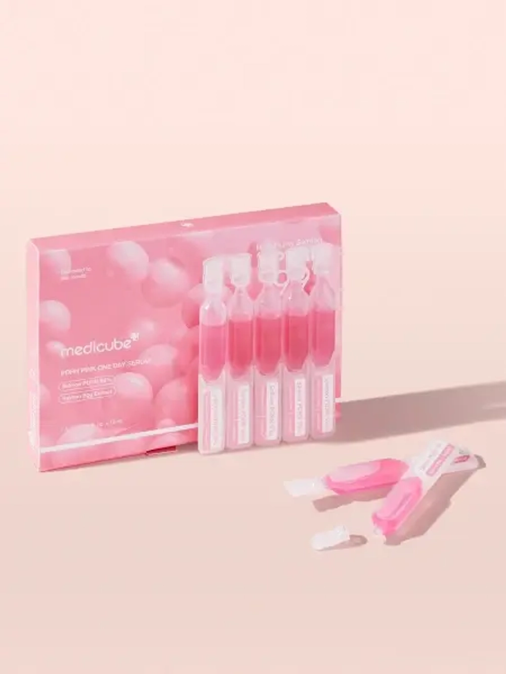 Medicube Осветляющая коллагеновая сыворотка с ПДРН для сияния кожи PDRN Pink One Day Serum 1.5 мл
