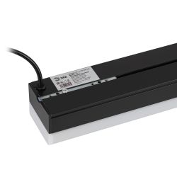 Линейный светодиодный светильник ЭРА SML-12-WB-40K-В60 60Вт 4000K 7100Лм 1480x70x55 черный подвесной | Светильники линейные для ритейла