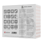 Чёрный вибромассажёр в трусики 9,6см с часами-пультом ДУ Anne's Desire Panty Pleasure Watchme Technology Black