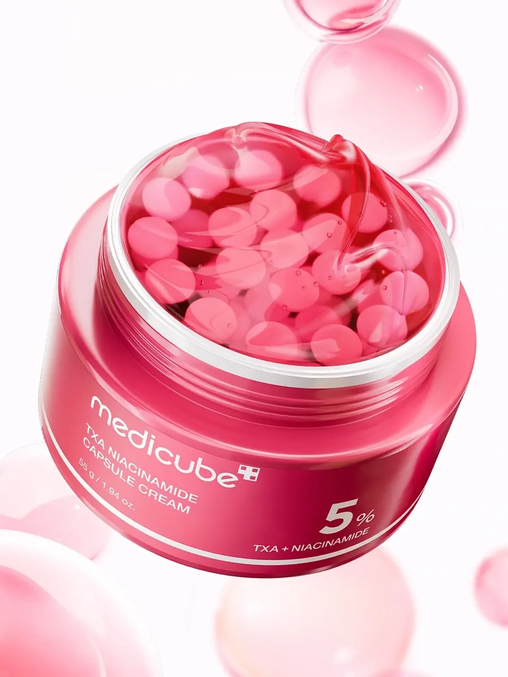 Medicube Осветляющий капсульный крем с 5% ниацинамида и транексамовой кислотой TXA Niacinamide Capsule Cream 55 мл