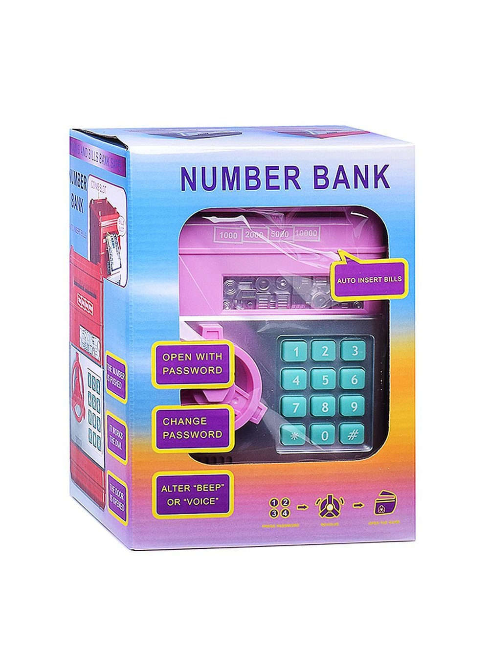 Игрушка Копилка Мой банк-2, цвет розовый (881506)