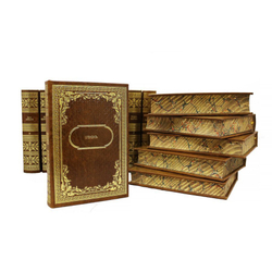 "Библиотека зарубежной классики" Подарочная коллекция книг в кожаном переплете, 100 томов