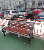 Скамейка чугунная «Наутилус»