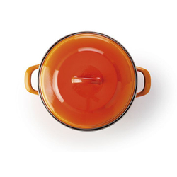Кастрюля 24см Beka Retro оранжевая