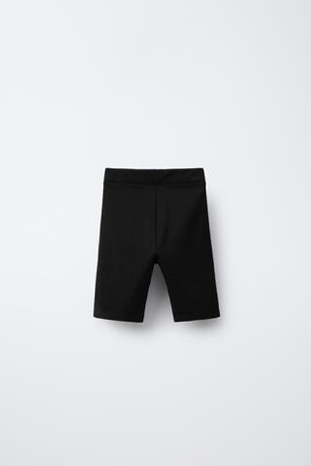 ZARA ОДНОТОННЫЕ ВЕЛОСИПЕДКИ, ЧЕРНЫЙ