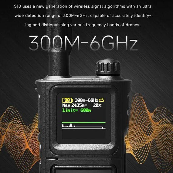 Детектор обнаружитель дронов "Страж V4"/ SKYDROID S-10 портативный всенаправленный