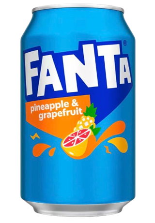 Газированный напиток Fanta со вкусом ананаса и грейпфрута