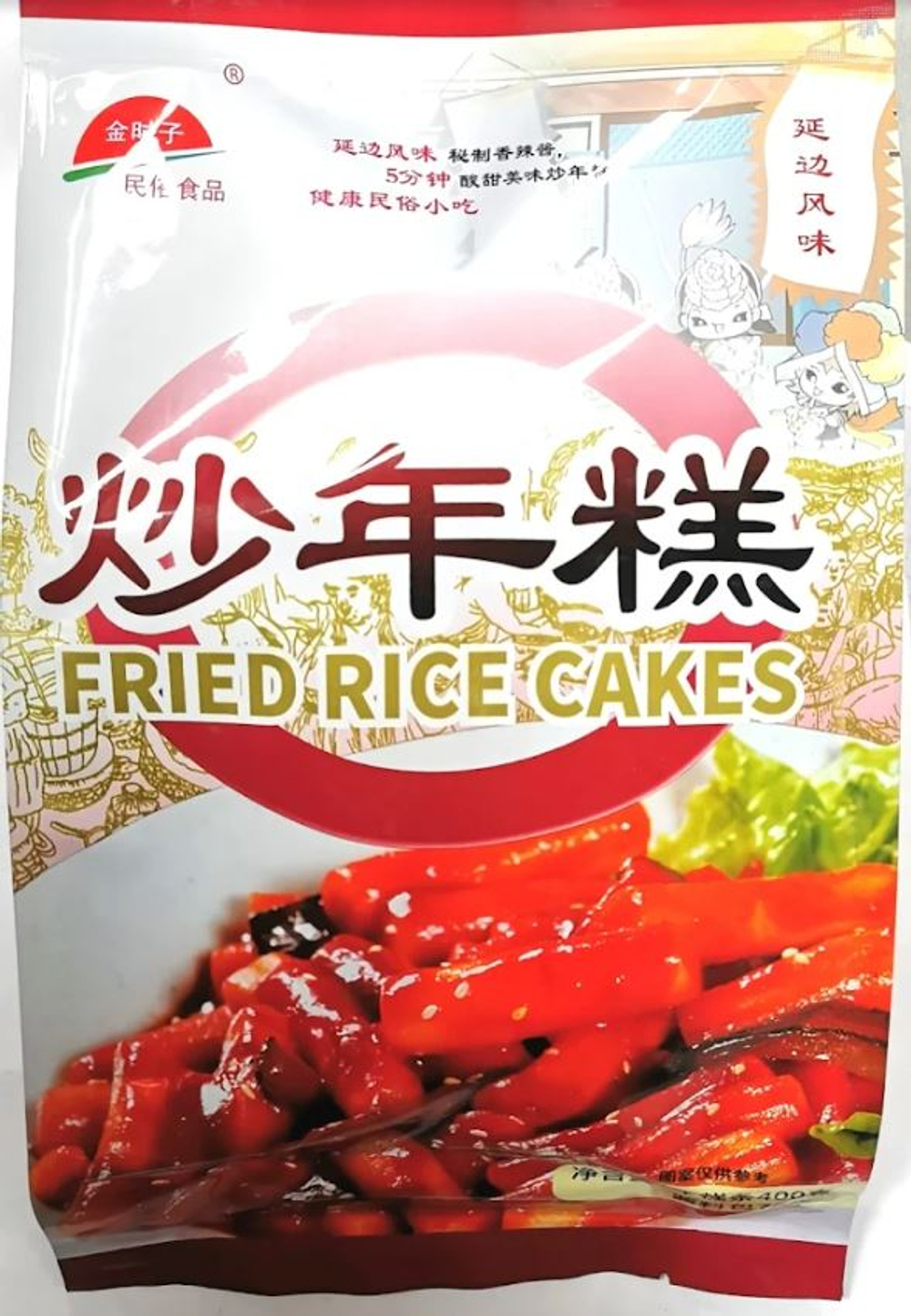 Китайские Рисовые Палочки для Токпокки FRIED, 400 гр.